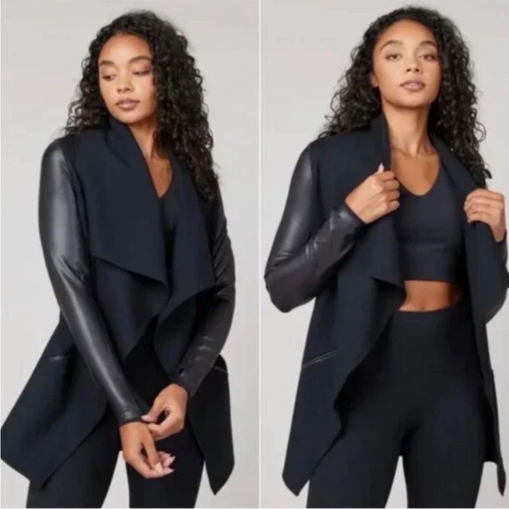 Spanx Drape Front Convertible Jacket Size Medium … - image 2